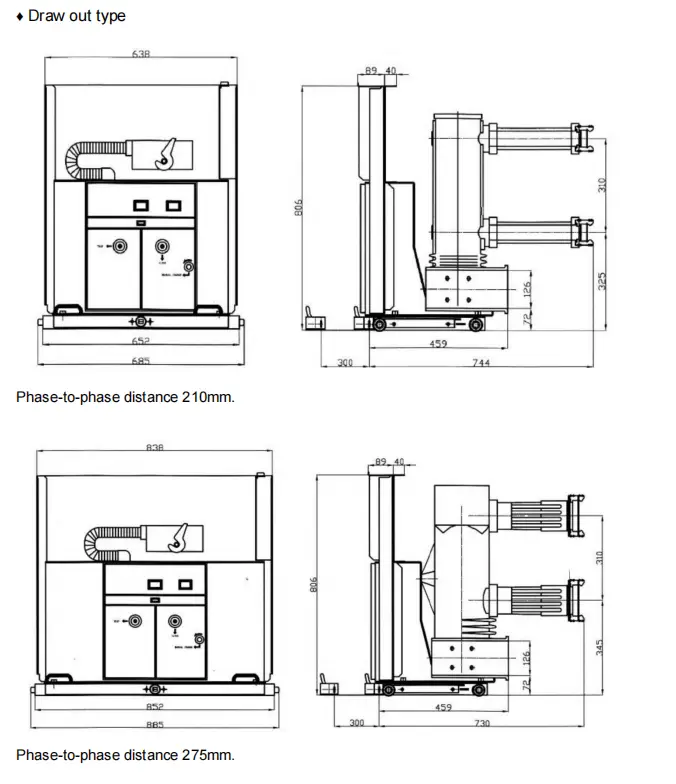 vs1 24 24kv indoor vacuum circuit breaker(24kv vcb)