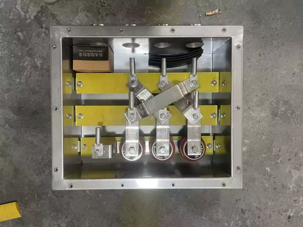 cajas de pat para cruzamiento de pantallas (cross bonding)